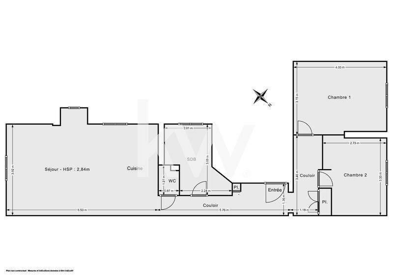 Appartement - 64 m² - 3 pièces
