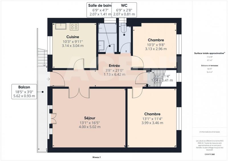 Maison - 132 m² - 5 pièces