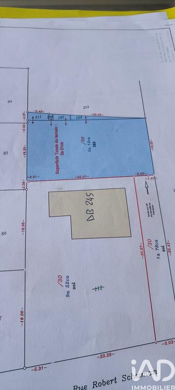Terrain - 729 m²