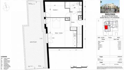 Appartement - 81 m² - 4 pièces