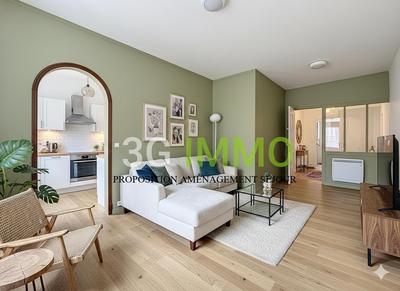 Appartement - 57 m² - 2 pièces