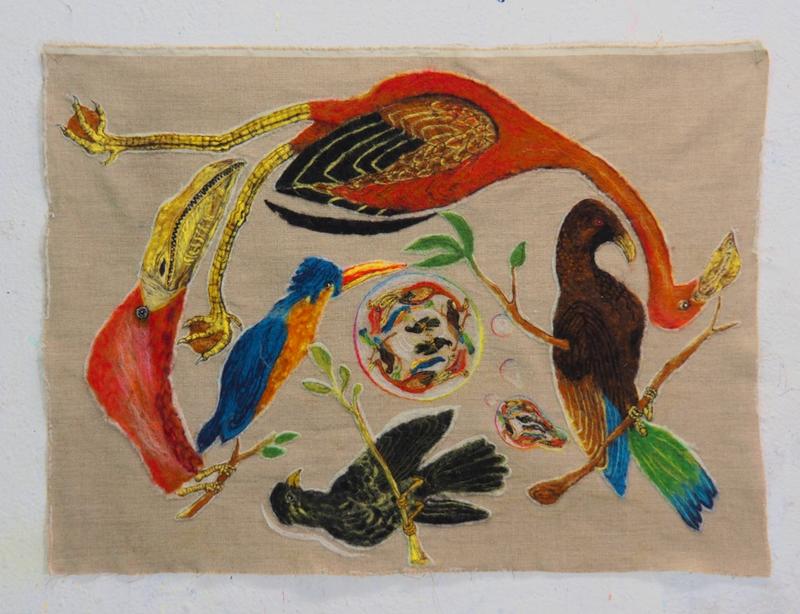 Exposition personnelle de Márta Veronika : les trésors du vivant - Laine, temps et formes