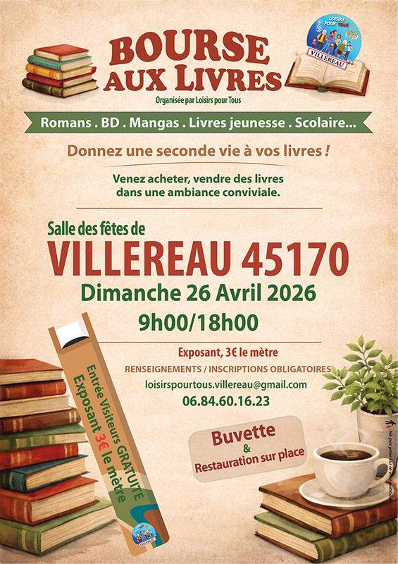 Bourse aux livres, Cd, Dvd, jeux