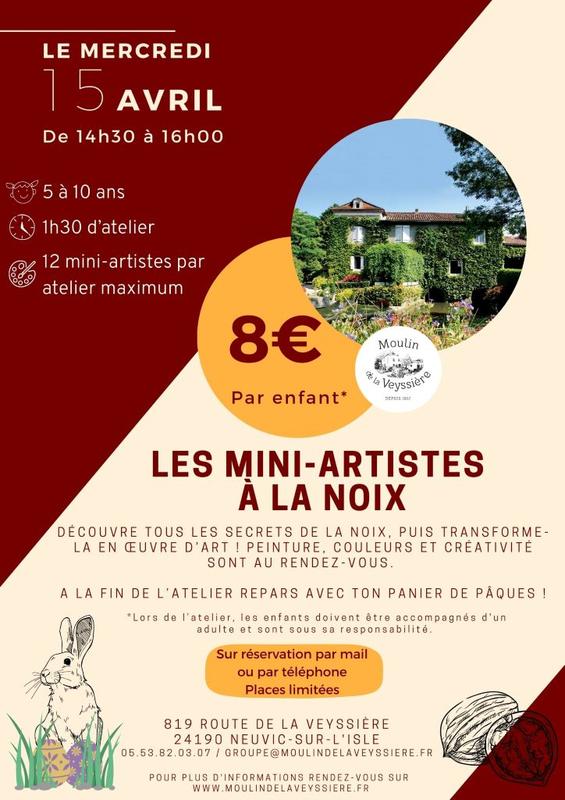 Atelier « les Mini-Artistes à la Noix »