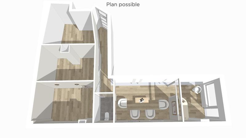 Appartement - 68 m² - 1 pièce