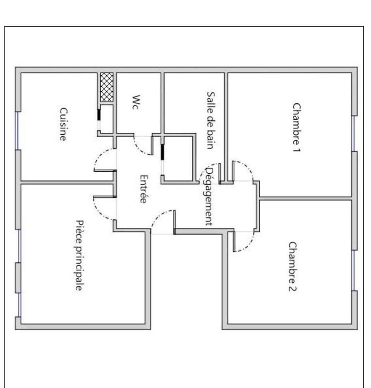 Appartement - 54 m² - 3 pièces