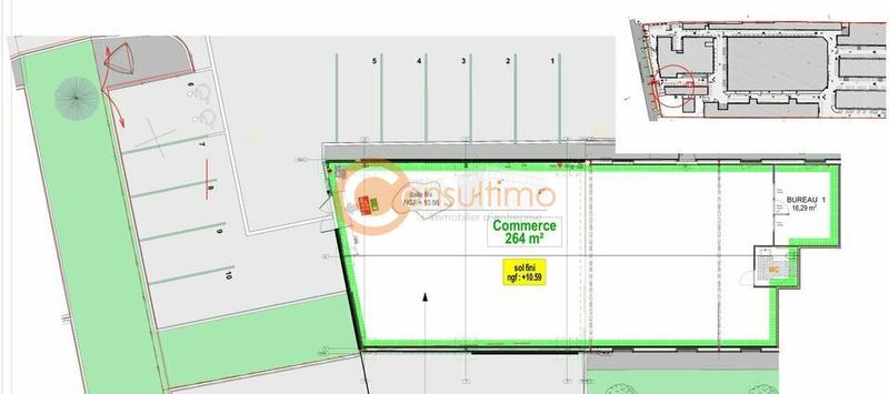 Local d'activité / Entrepôt - 264 m²