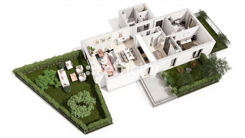 Appartement - 96 m² - 4 pièces