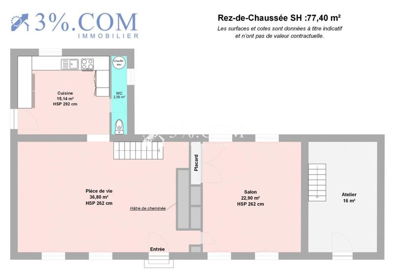 Maison de maîtres - 139 m² - 6 pièces