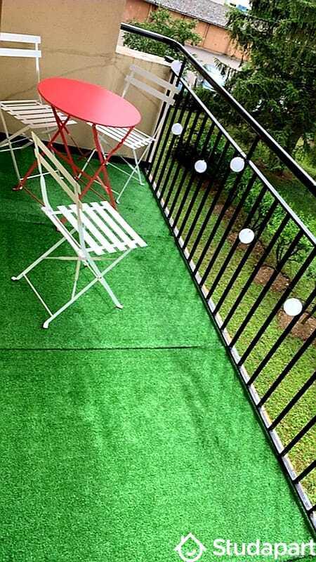 Chambre - 11 m² - 1 pièce