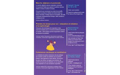 Rdv santé - les ateliers "Cohérence cardiaque et méditation"