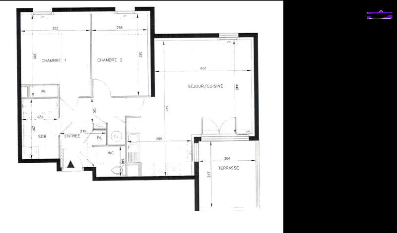 Appartement - 64 m² - 3 pièces