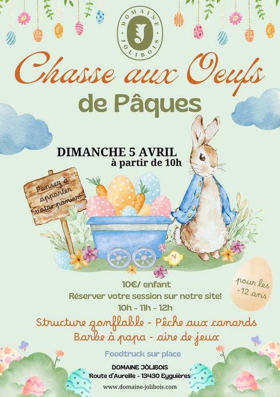 Chasse aux oeufs de Pâques