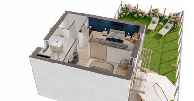 Maison - 69 m² - 3 pièces