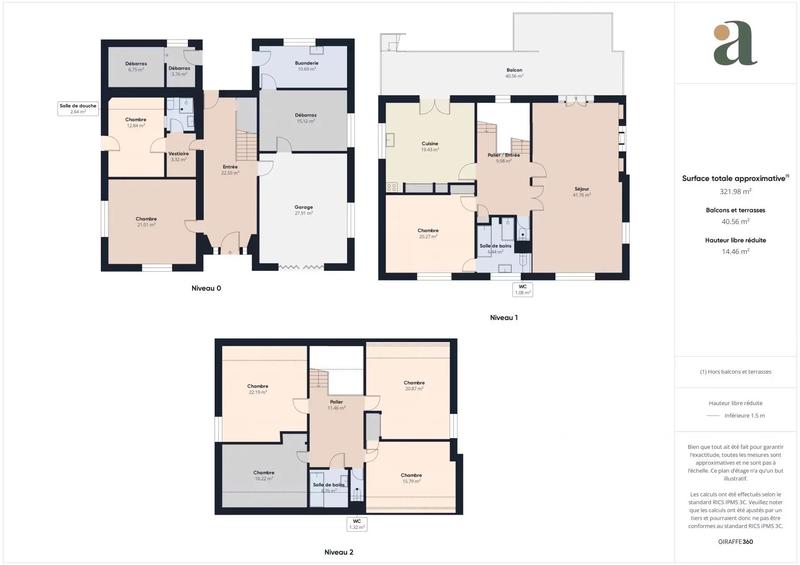 Appartement - 230 m² - 9 pièces