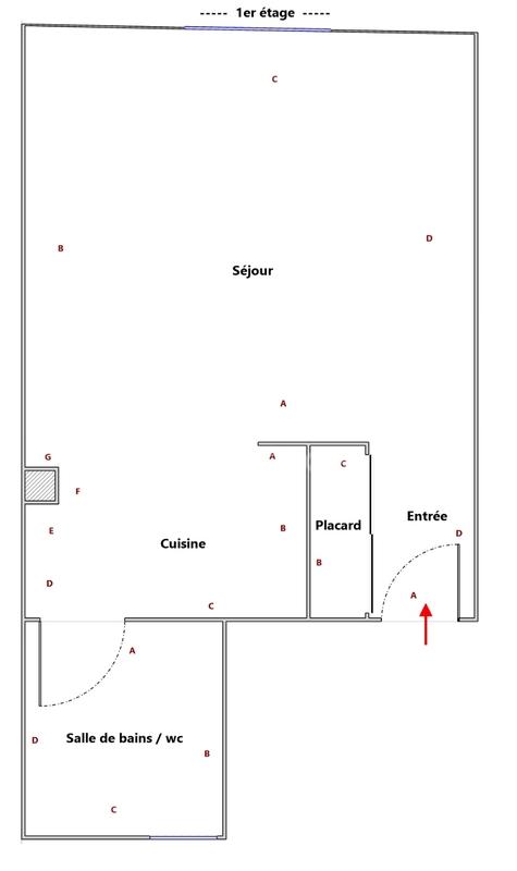 Appartement - 28 m² - 1 pièce