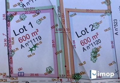 Terrain - 600 m²