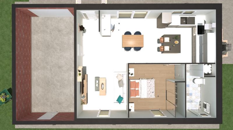 Maison de village - 110 m² - 5 pièces