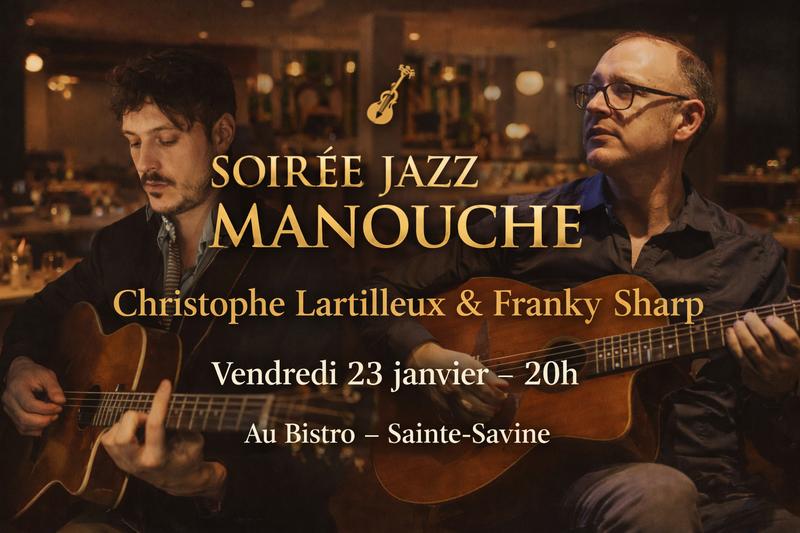 Soirée Jazz Manouche - Christophe Lartilleux &amp; Franky Sharp