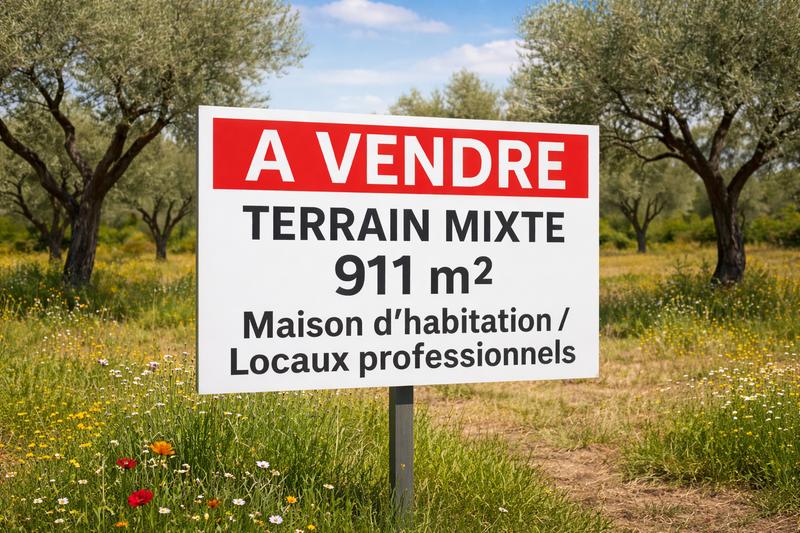Terrain - 911 m²