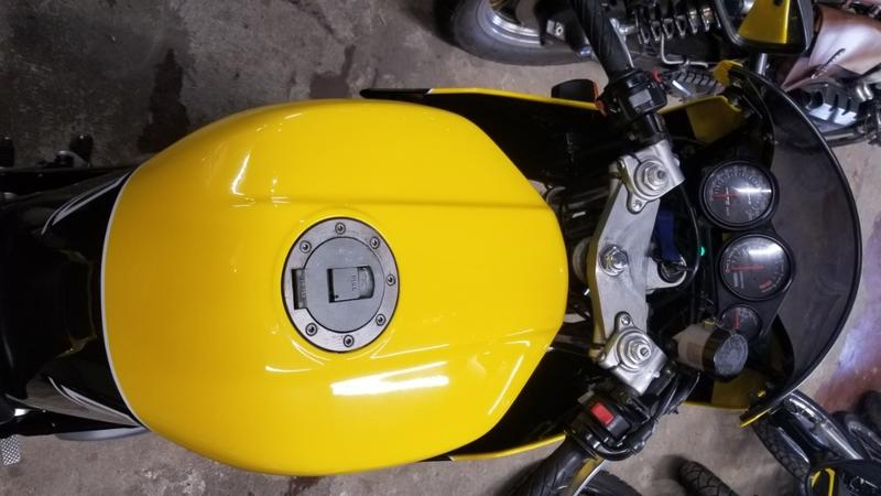 Yamaha Trx 850 yamaha jaune 0850 415