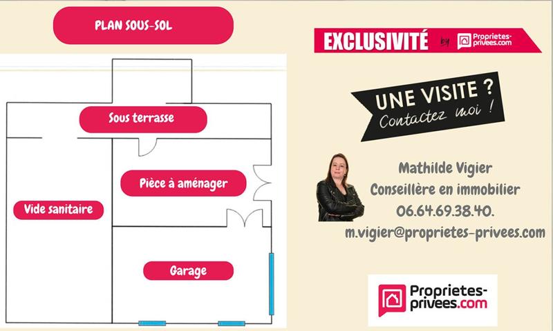 Maison - 80 m² - 3 pièces