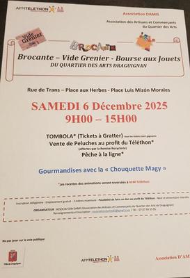 Brocante - vide grenier - bourse aux jouets