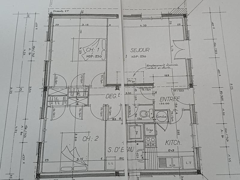 Maison - 90 m² - 3 pièces