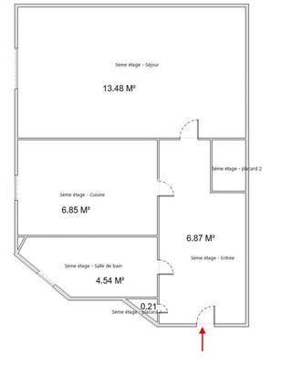 Appartement - 32 m² - 1 pièce