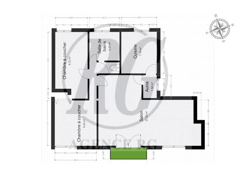 Appartement - 64 m² - 4 pièces