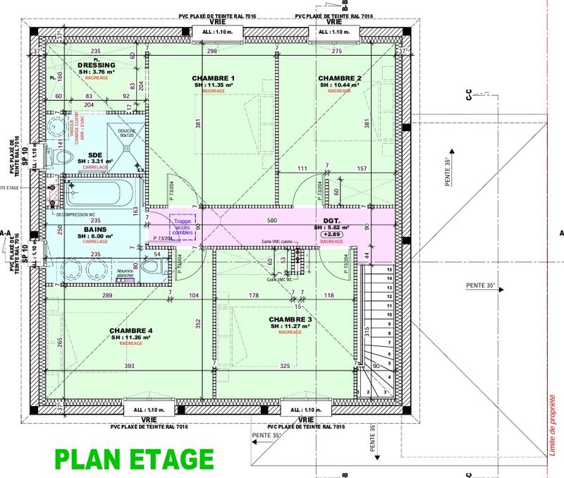 Maison - 135 m² - 6 pièces