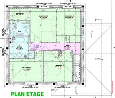 Maison - 135 m² - 6 pièces