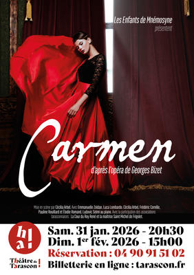 Au Théâtre &quot;Carmen&quot; d'après l'opéra de Georges Bizet