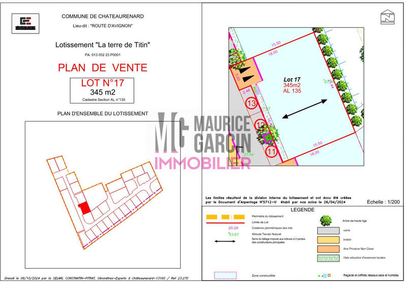 Terrain - 345 m²