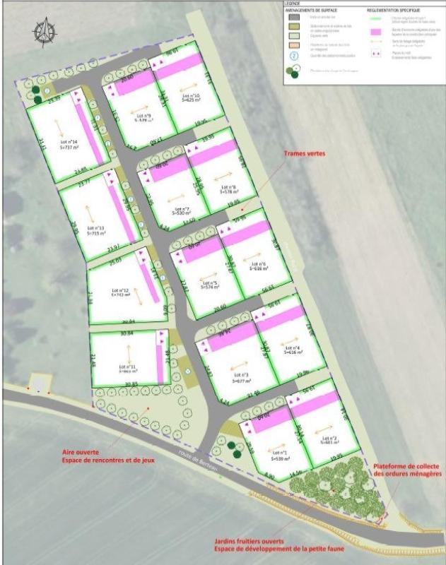 Terrain constructible - 530 m²