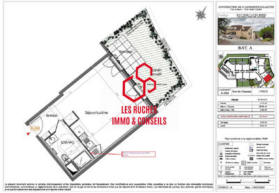 Appartement - 34 m² - 1 pièce