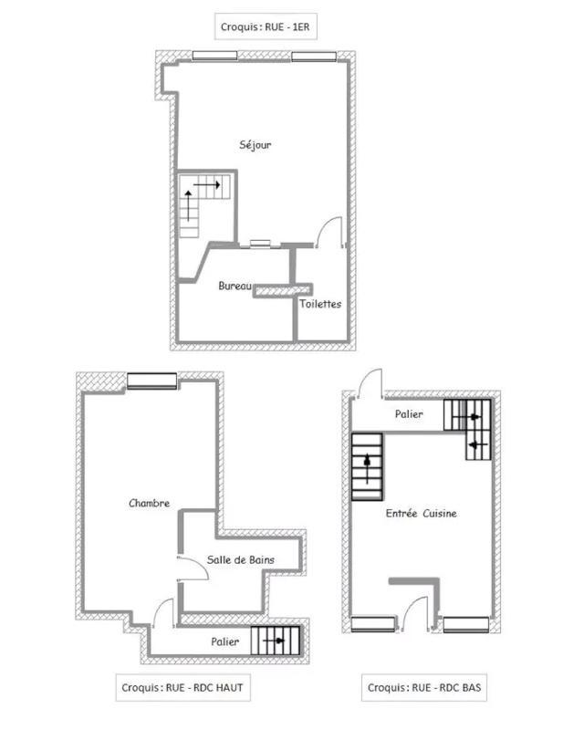 Appartement - 65 m² - 3 pièces