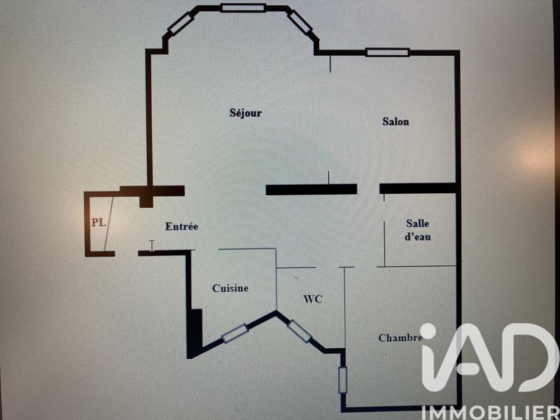 Appartement - 59 m² - 2 pièces