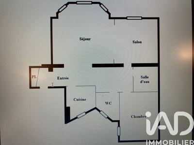 Appartement - 59 m² - 2 pièces