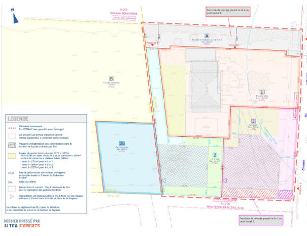 Terrain constructible - 723 m²