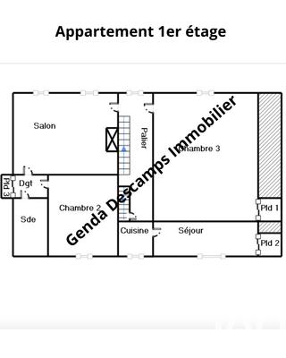 Appartement - 84 m² - 4 pièces