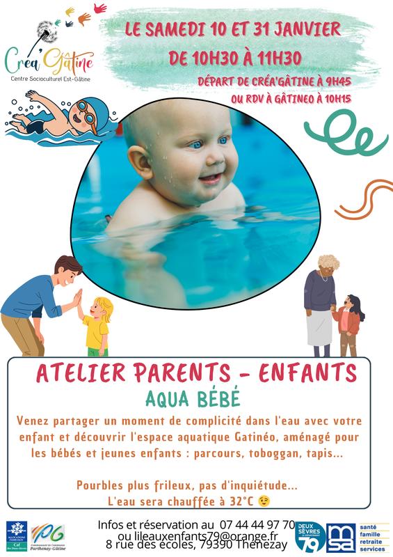 Ateliers parents-enfants : Aqua Bébé