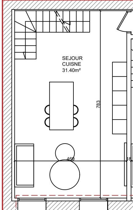 Triplex - 98 m² - 4 pièces