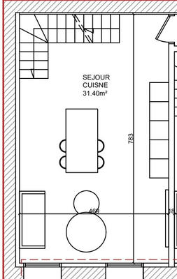 Triplex - 98 m² - 4 pièces