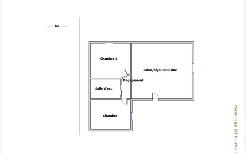 Appartement - 45 m² - 3 pièces