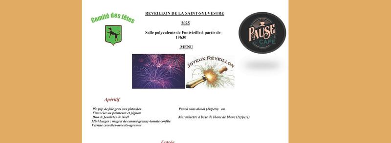 Réveillon de la Saint Sylvestre à Fontvieille