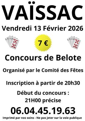Concours Amical de Belote