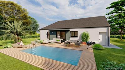 Maison - 90 m² - 6 pièces