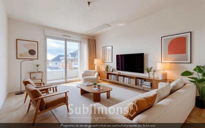 Appartement - 55 m² - 3 pièces