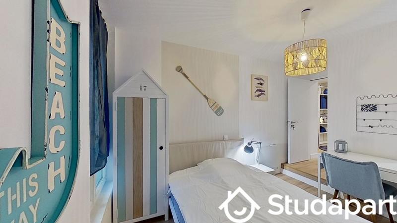 Chambre - 10 m² - 1 pièce